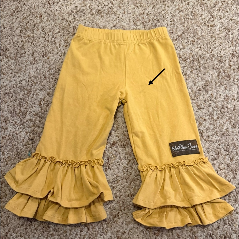 Matilda Jane Pants Size 2 in EUC, Yellow